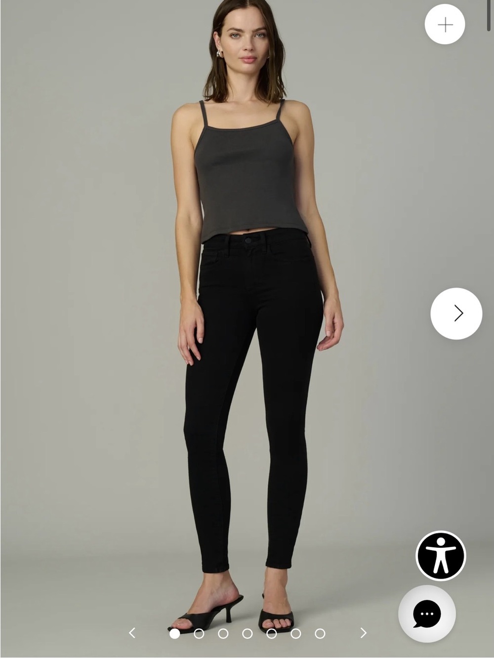 Joe's Jeans Black High-Rise Skinny Jeans 27. $188 Retail Price Currently!